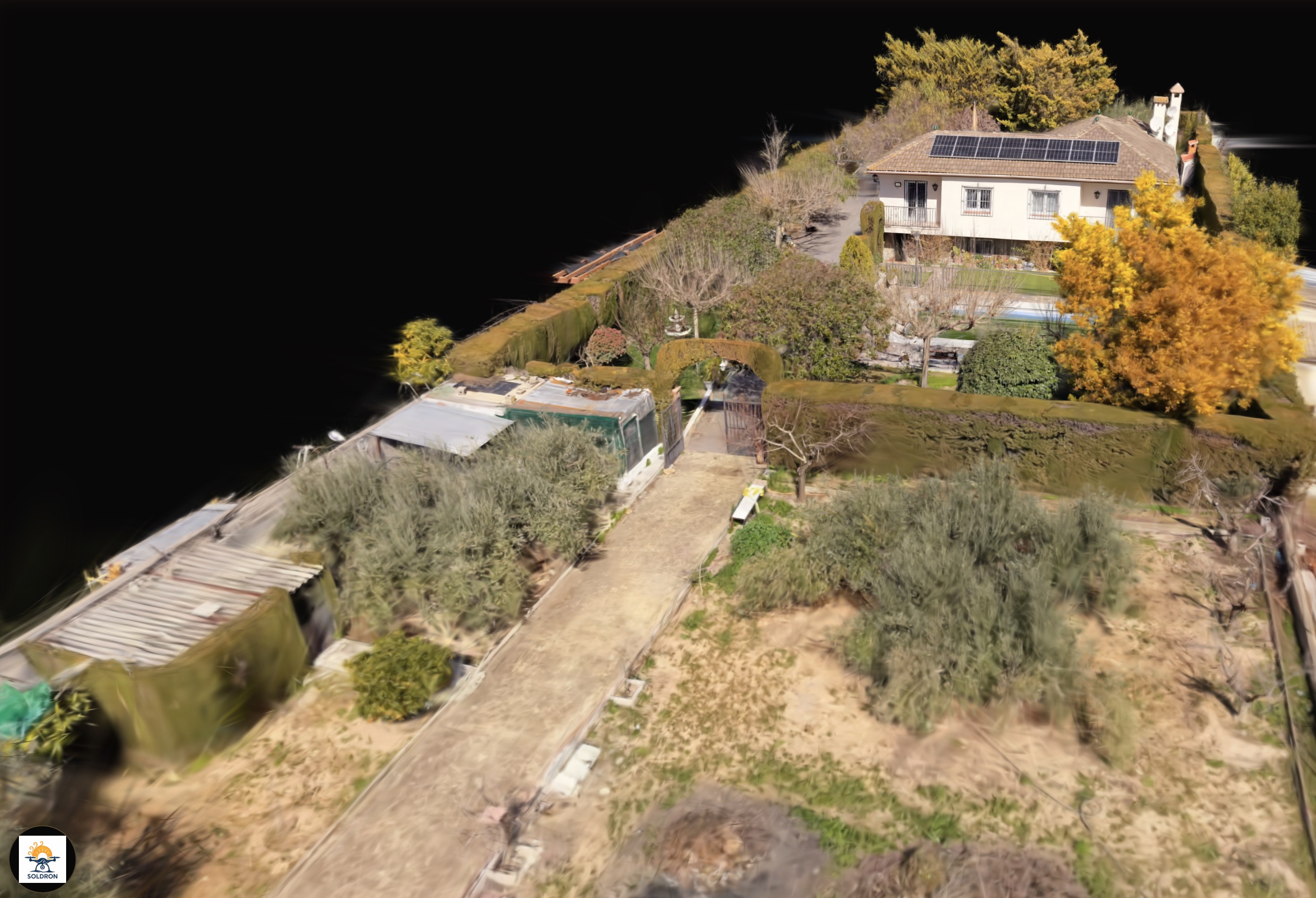 Gemelo digital 3D de propiedad residencial